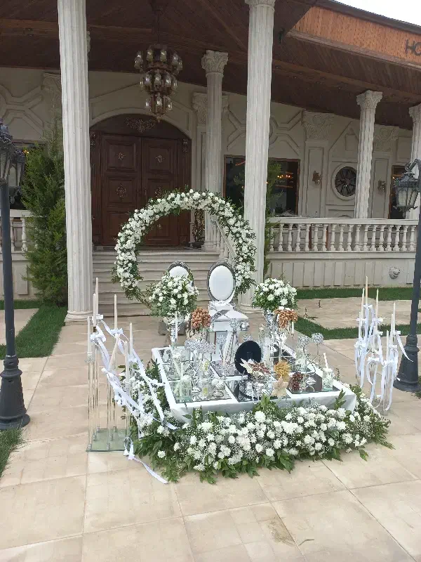 سالن پذیرایی عقد|اجارهٔ کوتاه‌مدت ویلا و باغ|محمدشهر, محمدشهر|دیوار