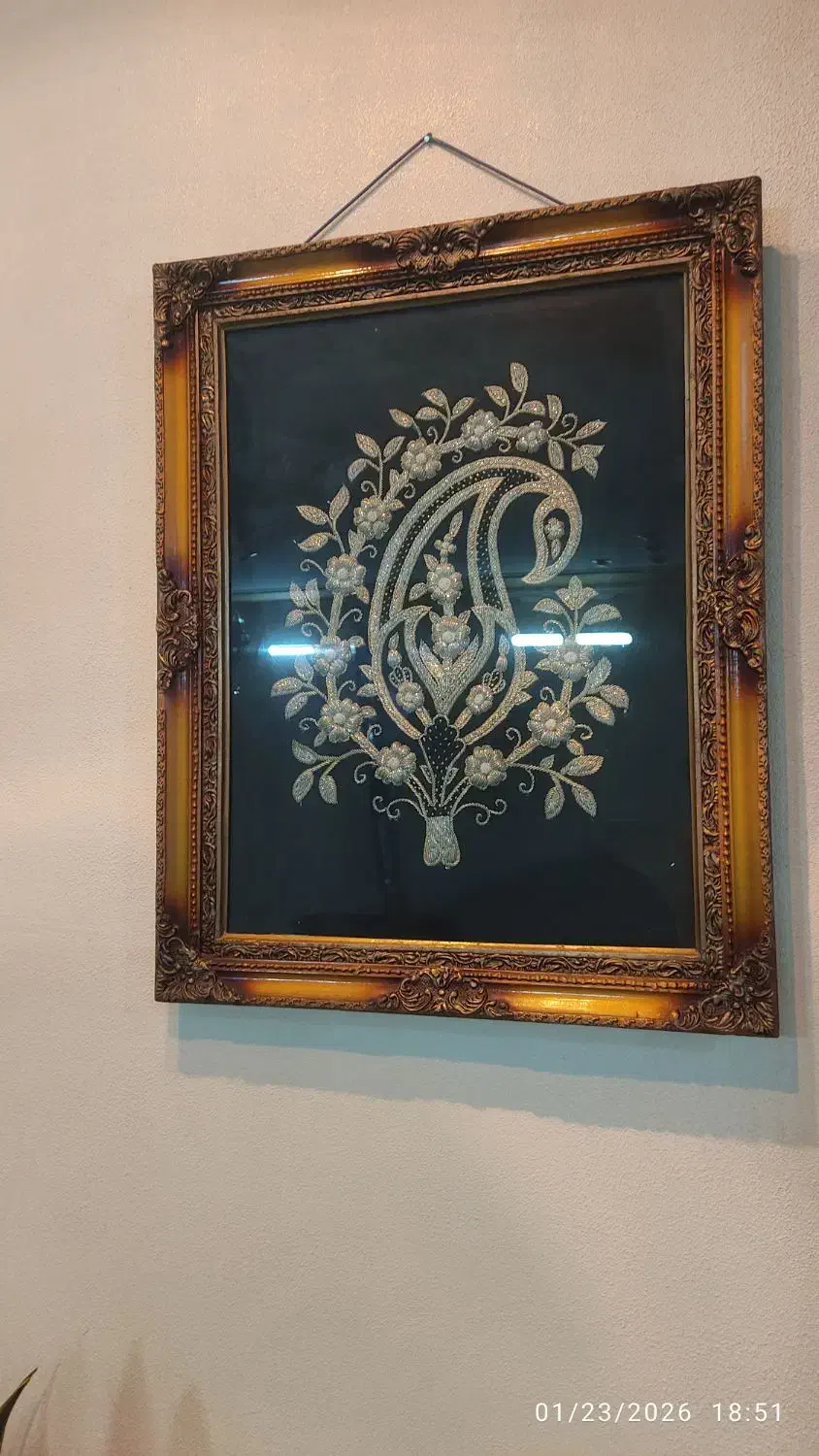 قاب بوته جغه|مجسمه، تندیس، ماکت|اصفهان, لاله|دیوار