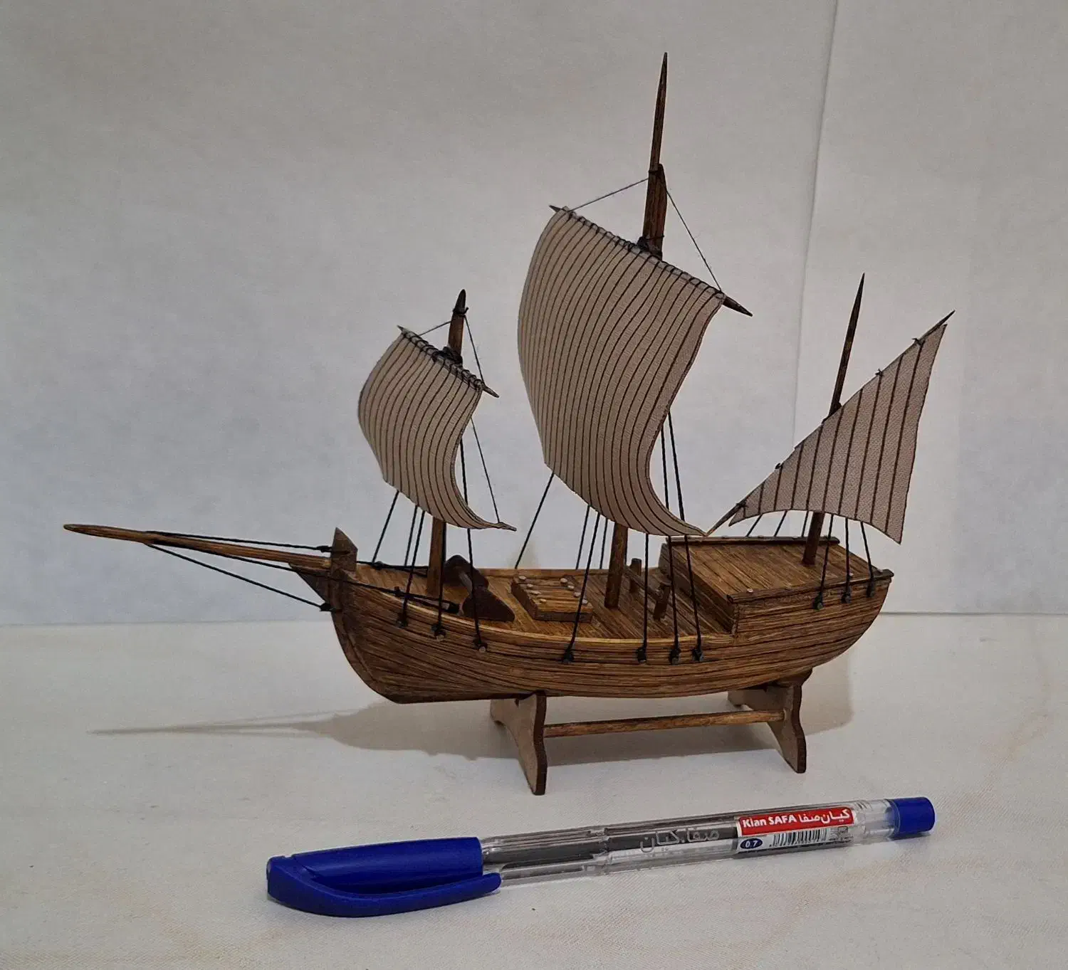 کشتی بادبانی دکوری چوبی|مجسمه، تندیس، ماکت|تهران, سلسبیل شمالی|دیوار