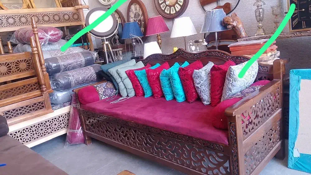 تشک و بالش سنتی|پشتی|اصفهان, هفتون|دیوار