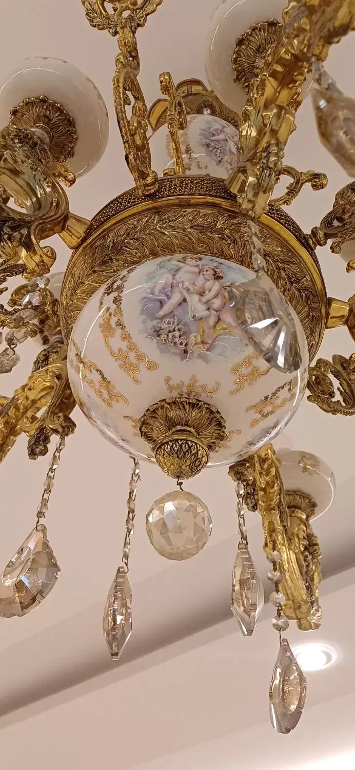 لوستر|لوستر و چراغ آویز|مشهد, انقلاب|دیوار