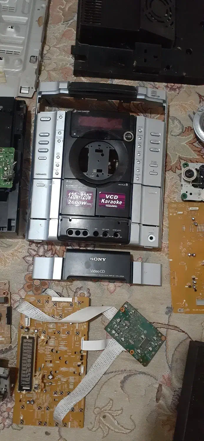 قطعات ضبط پخش سونی|سیستم صوتی خانگی|چابکسر, |دیوار