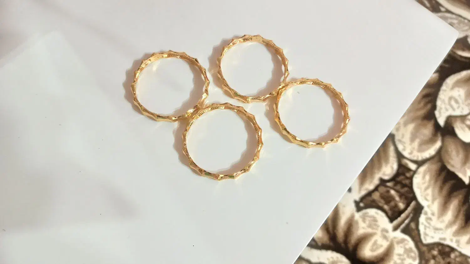 ۴عدد النگو طرح طلا فیوژن سایز ۱و ۲|بدلیجات|سنندج, |دیوار