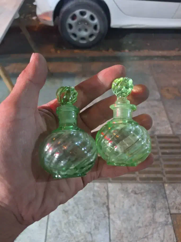 یک جفت عطردان روسی کوچک و فسقلی|کلکسیون اشیاء عتیقه|تهران, خزانه|دیوار