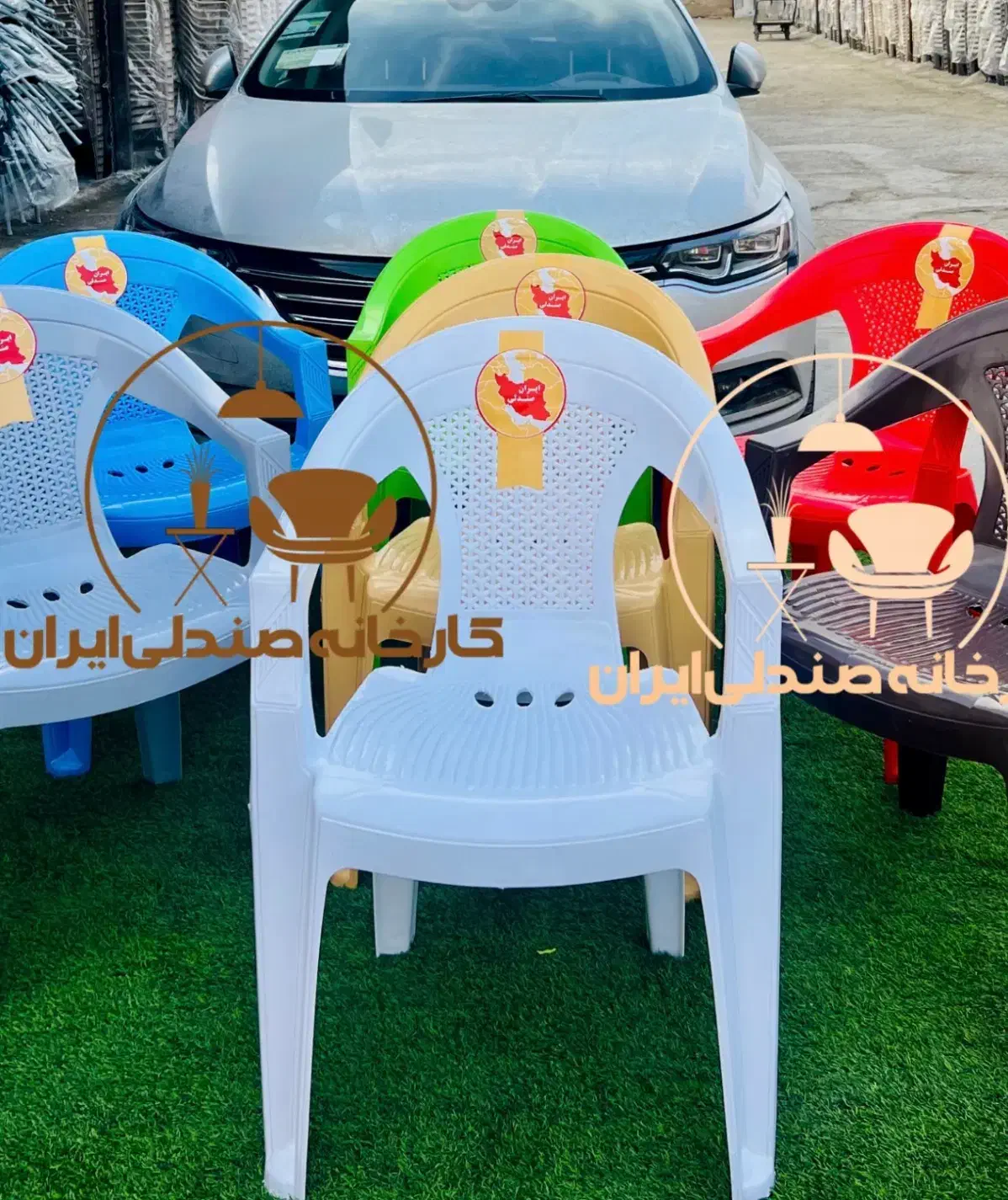 صندلی پلاستیکی باغی کافه طرح پارس|میز و صندلی غذاخوری|تهران, میدان ولیعصر|دیوار