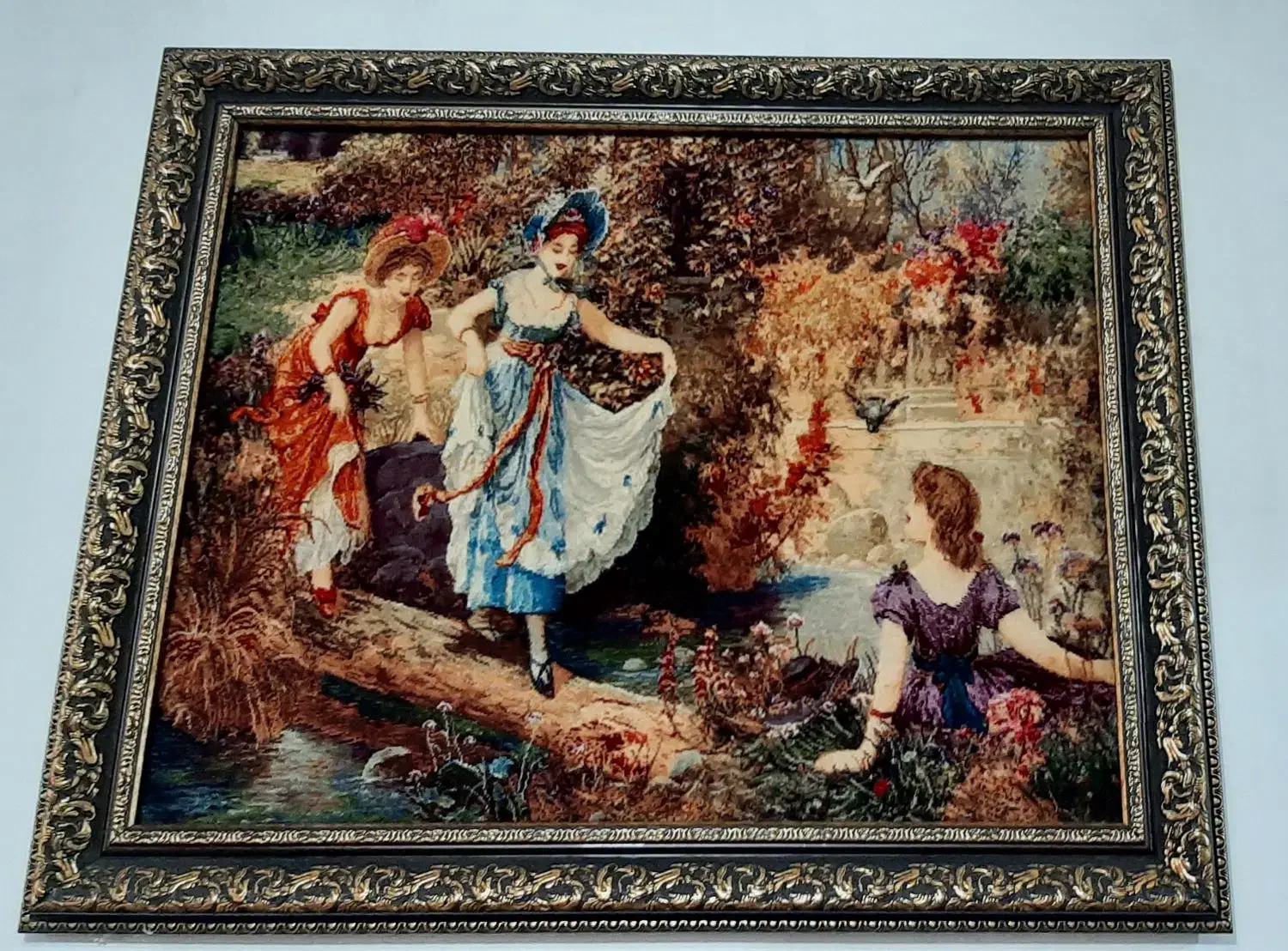 فروش تابلو فرش دستباف بسیار زیبا|تابلو فرش|قرچک, زیبا شهر|دیوار