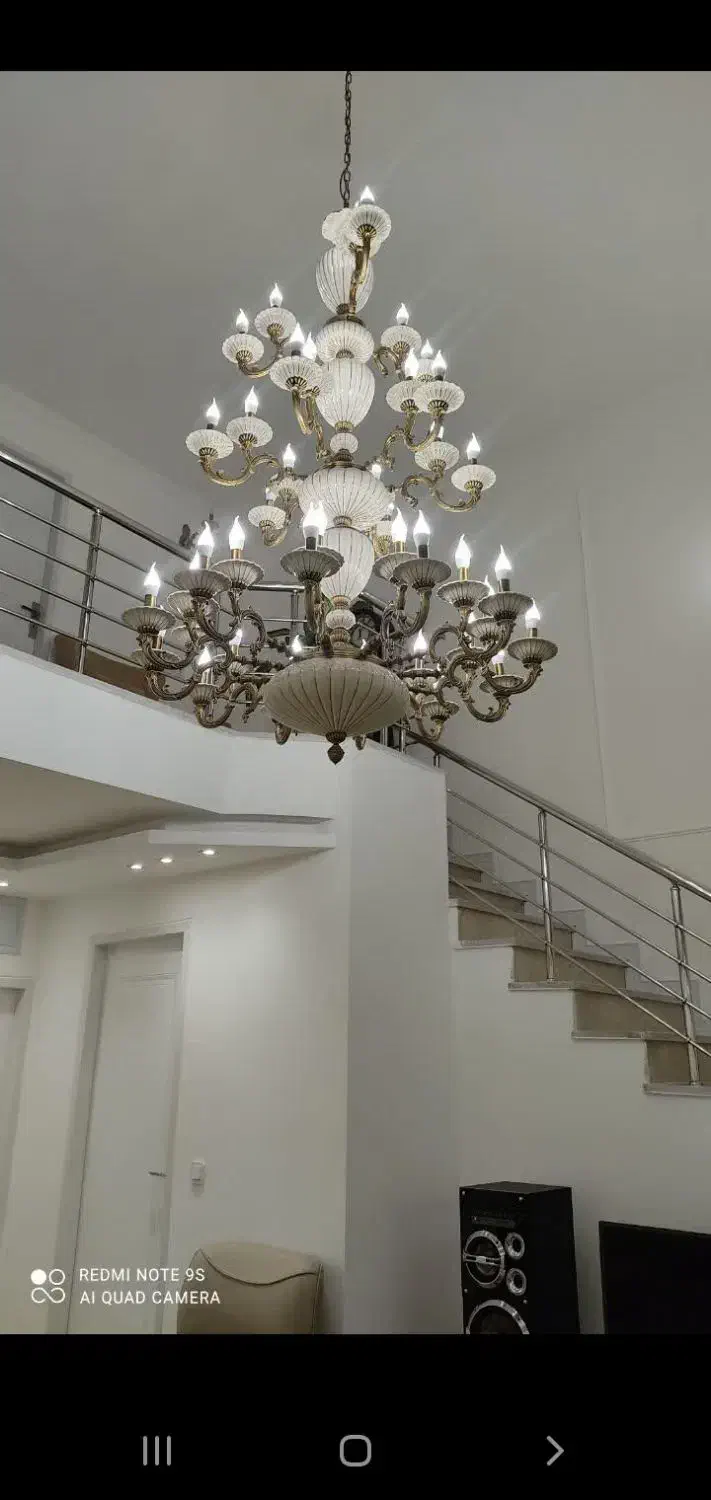 لوستر|لوستر و چراغ آویز|حمیدیا, |دیوار