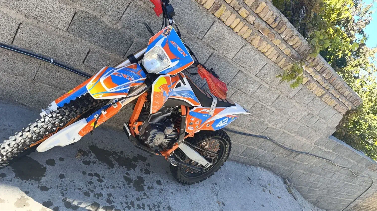 موتور کراس اندرو سی آر ایکس(crx)|موتورسیکلت|ورزقان, |دیوار