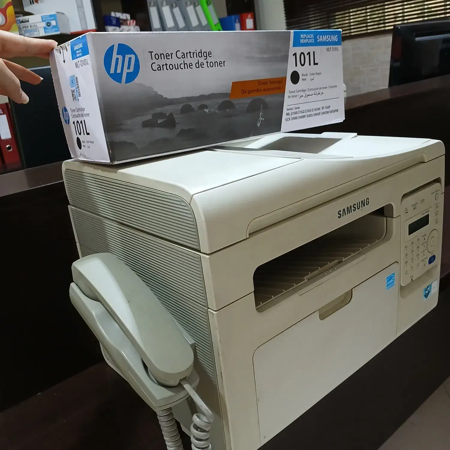 پرینتر 4کاره 3405FH samsung|پرینتر، اسکنر، کپی، فکس|کرج, شهرک یاس جنوبی|دیوار