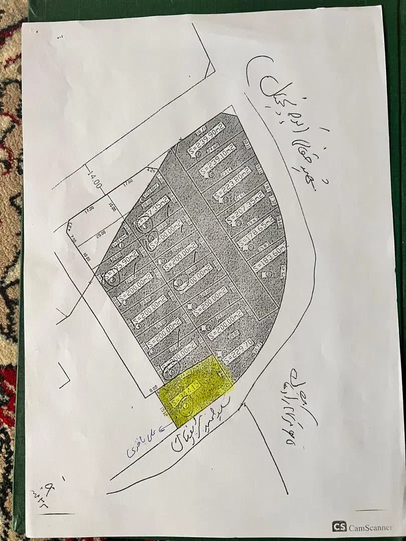 ملک ممتاز باقابلیت چندواحدی وکنارمجتمع تجاری وفلکه|فروش زمین و ملک کلنگی|مبارکه, |دیوار