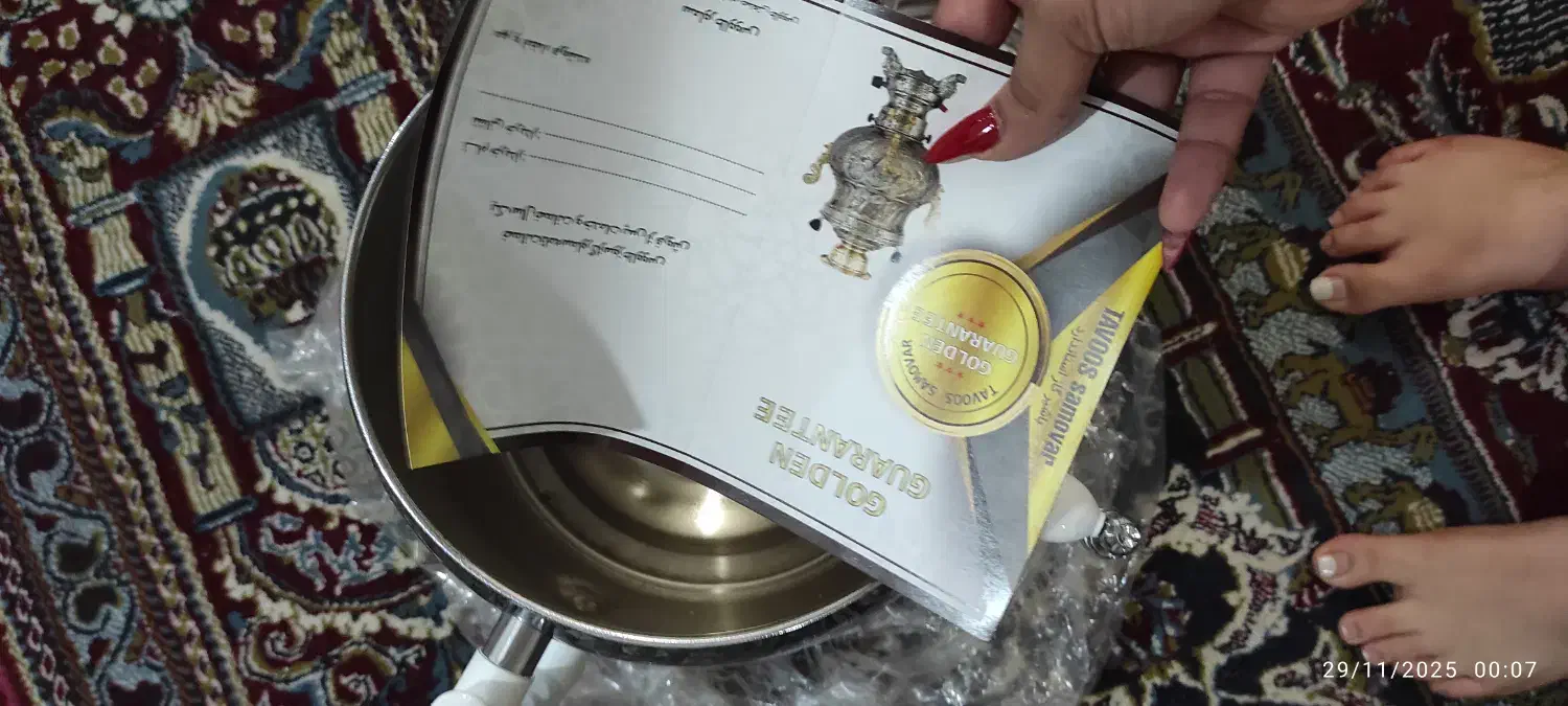 سماور ۶ لیتری نوعه نوعه|سماور، چایساز، قهوهساز|سرخرود, |دیوار