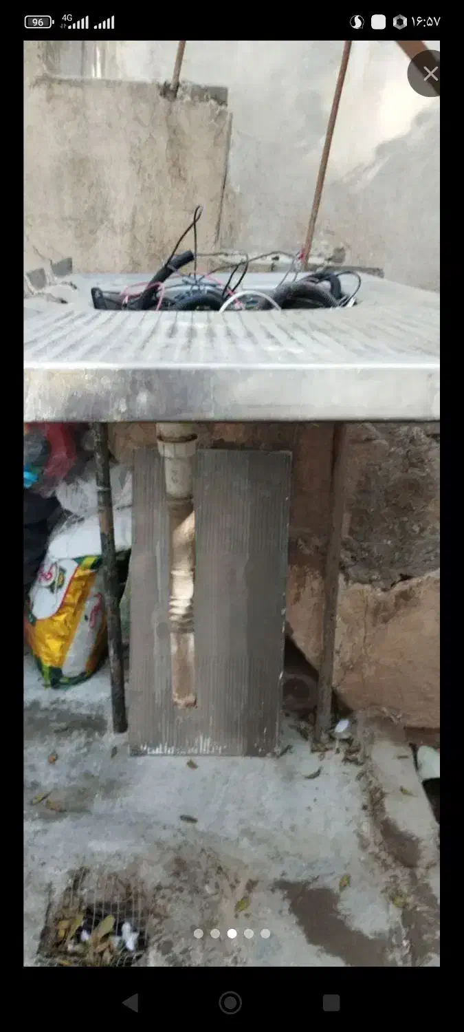 سینک ظرفشویی باپایه|لوازم سرویس بهداشتی|زاهدان, |دیوار