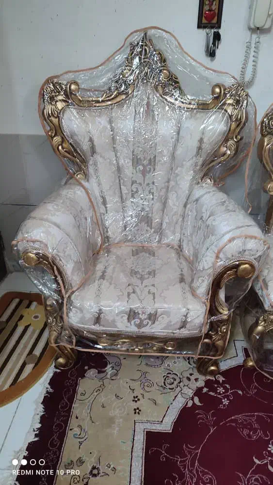 مبلمان سلطنتی ۹ نفره . قیمت بسیار مناسب|مبلمان خانگی و میز عسلی|دامغان, |دیوار