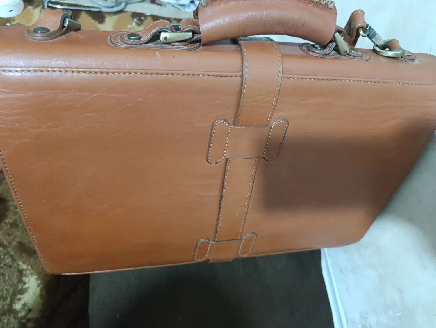 کیف چرم اداری طبیعی|کیف، کفش، کمربند|بوشهر, |دیوار