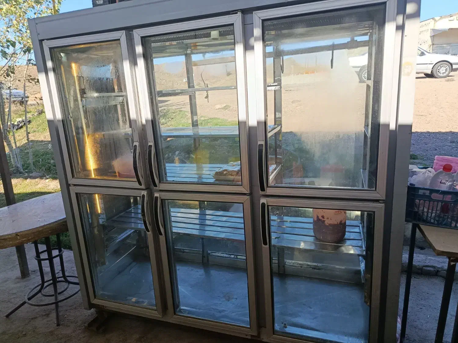 یخچال ویترینی خیلی تمیز موتور بزرگ تضمینی|کافیشاپ و رستوران|اهر, |دیوار