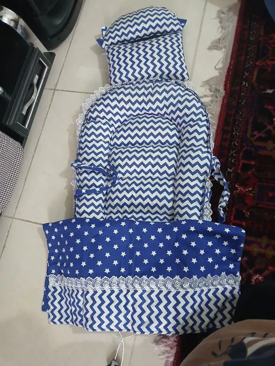 تخت نوزاد گهواره ای،تشک گارد نوزادی|اسباب و اثاث بچه|تبریز, |دیوار