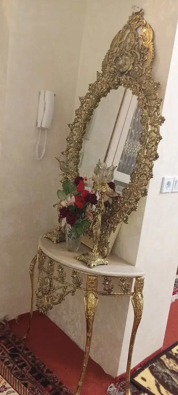 آینه شمعدان|آینه|مرند, |دیوار