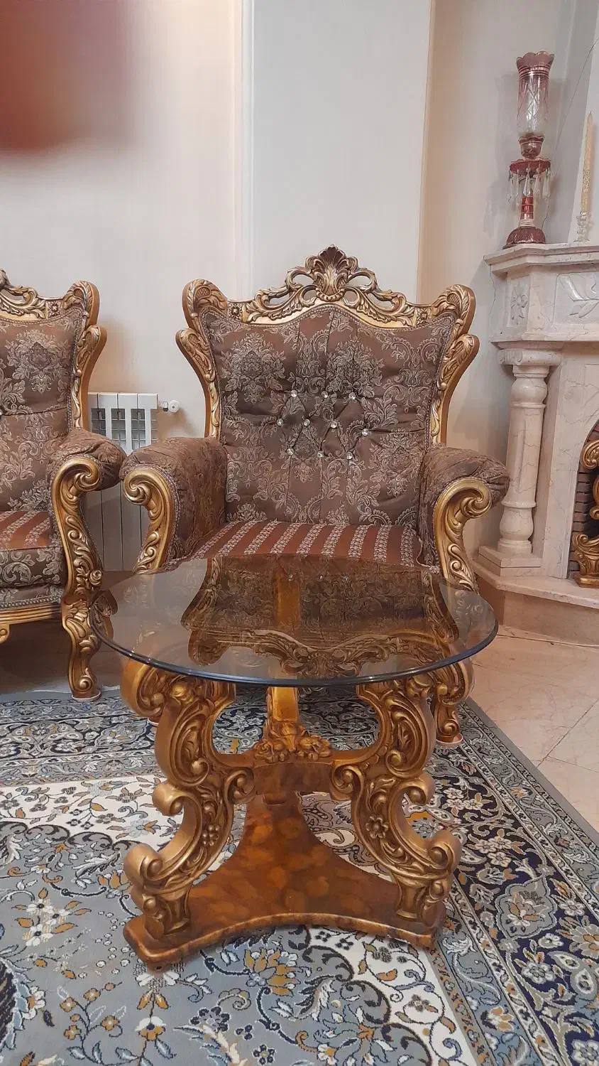 مبل استیل ۹ نفره|مبلمان خانگی و میز عسلی|تهران, جنت‌آباد جنوبی|دیوار