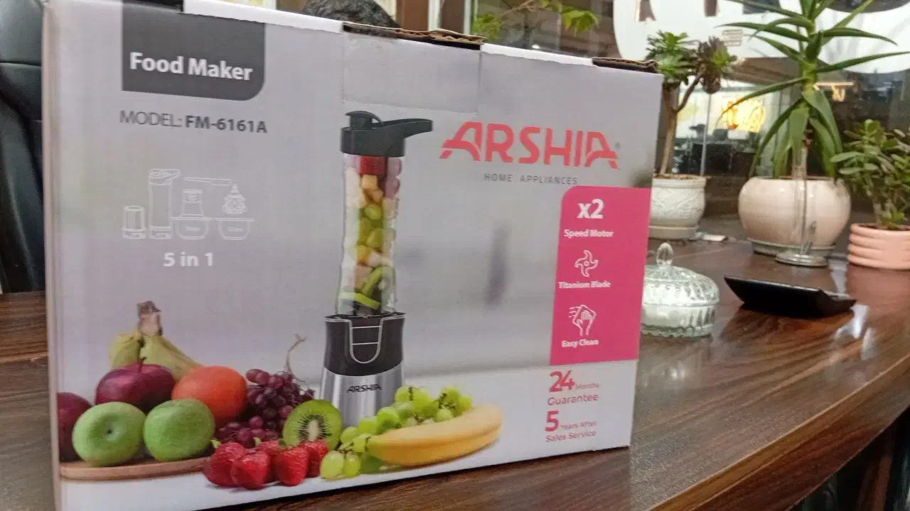 غذا ساز و شیکر ساز ۵ کاره|خردکن، آسیاب، غذاساز|سهند, |دیوار