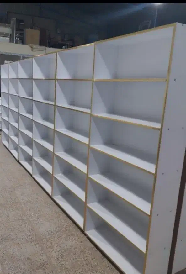 قفسه کتابخانه دکور آرایشی خرازی عطاری|کتابخانه، شلف، قفسه‌های دیواری|ایرانشهر, |دیوار
