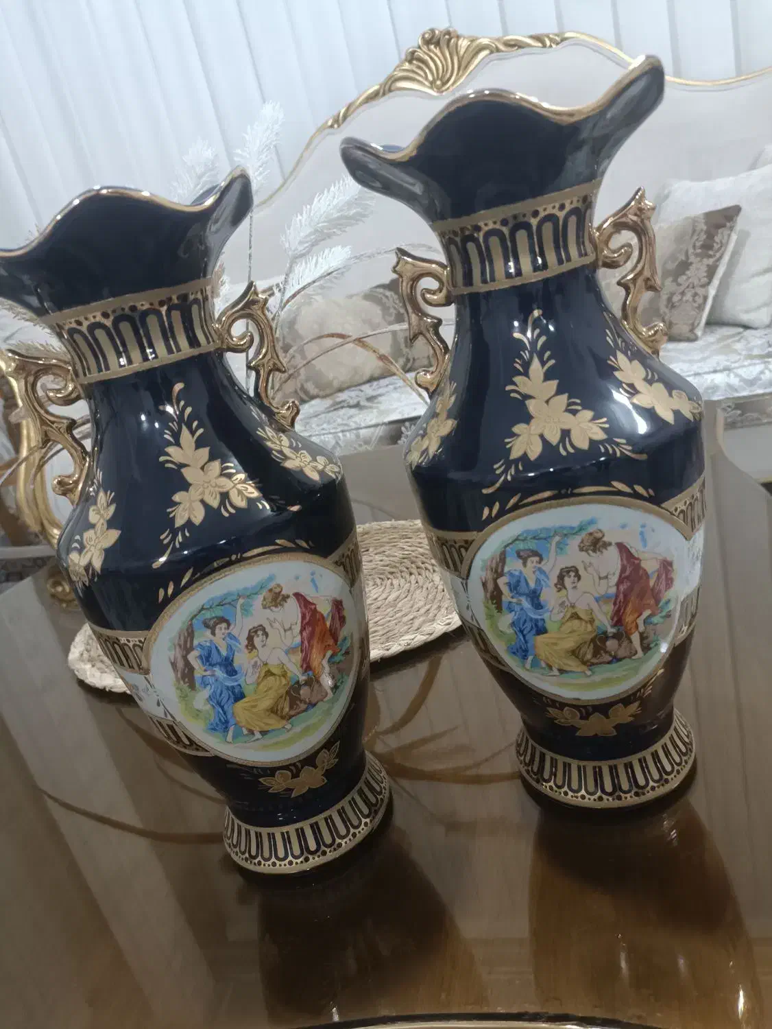 دو عدد گلدون|صنایع دستی و سایر لوازم تزئینی|قم, سراجه (۱۵ خرداد)|دیوار