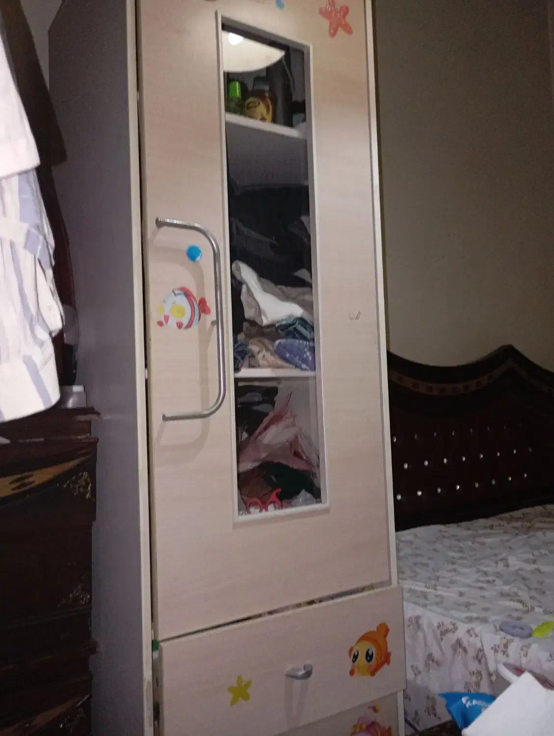 ست تحت خواب و کمد نوزاد نوجوان|تخت و سرویس خواب|تهران, آشتیانی|دیوار