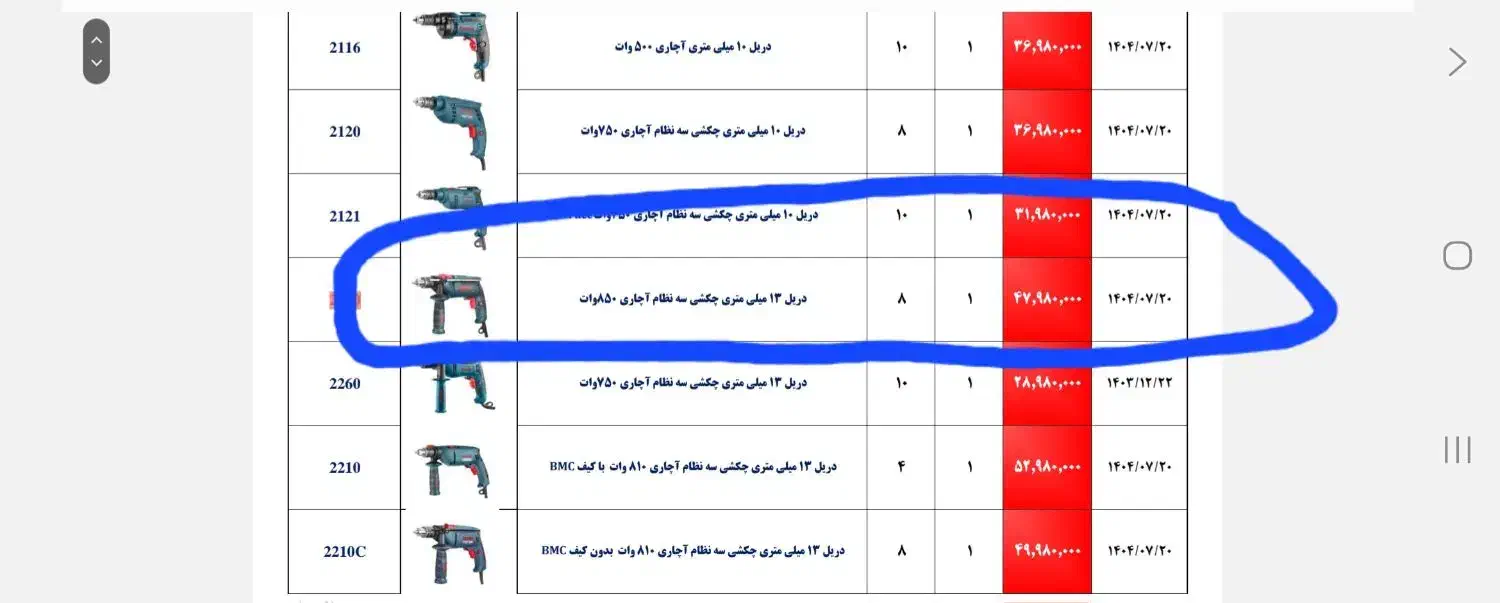 دریل مته رونیکس ۸۵۰وات با ۱/۶۰۰/۰۰۰تخفیف|ابزارآلات|ایلام, |دیوار