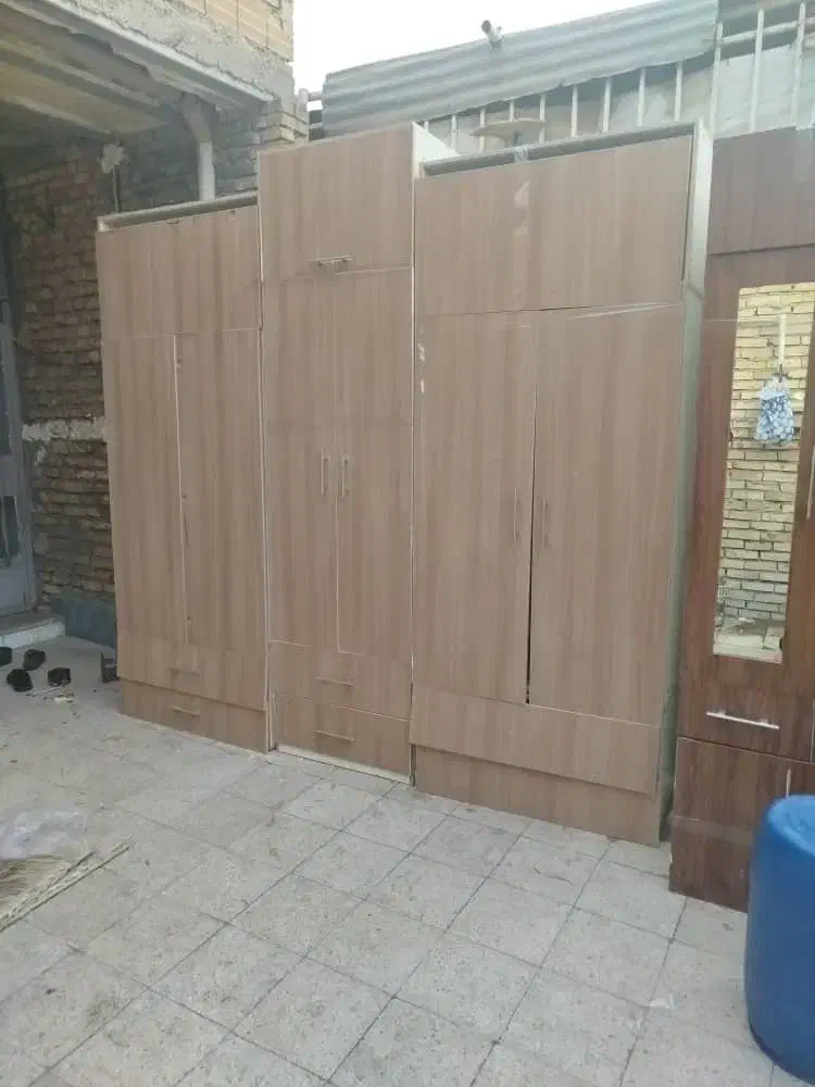 کمد دیواری در حد نو|جاکفشی، کمد، دراور|اهواز, منبع اب|دیوار