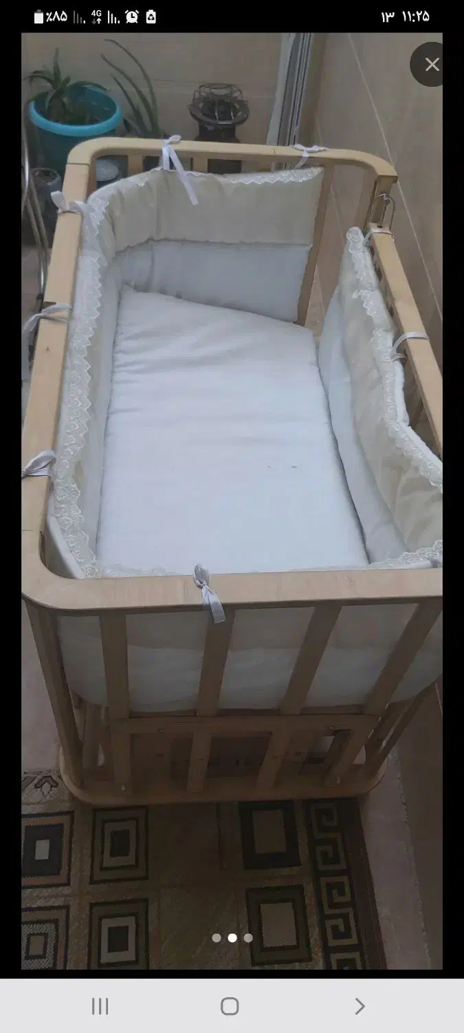 گهواره تمام چوب آنجل لند|اسباب و اثاث بچه|قم, شهرک فاطمیه|دیوار