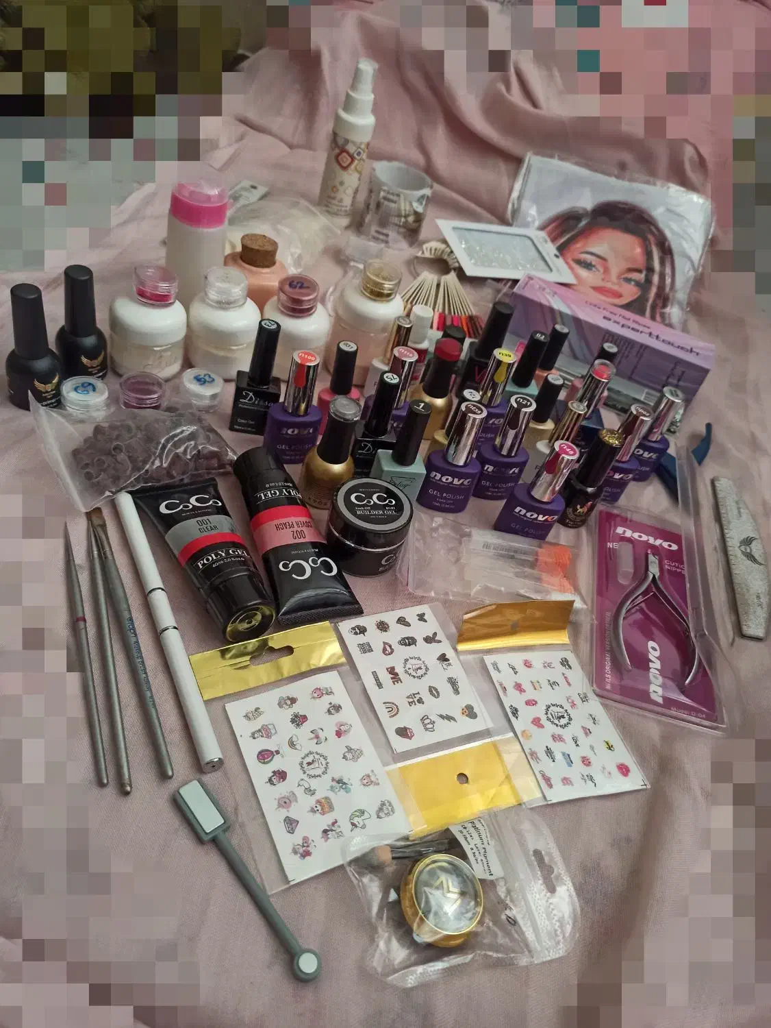 پک وسایل کاشت ناخن کامل|آرایشی، بهداشتی، درمانی|ملارد, |دیوار