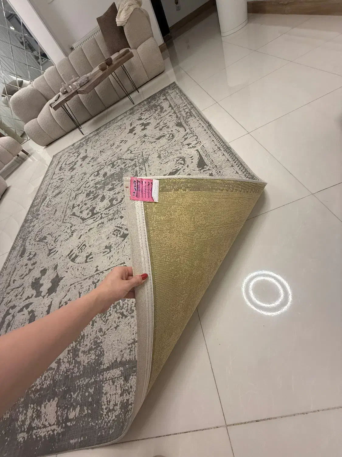 قالی ۶ متری ماشینی|فرش|شیراز, زرهی|دیوار