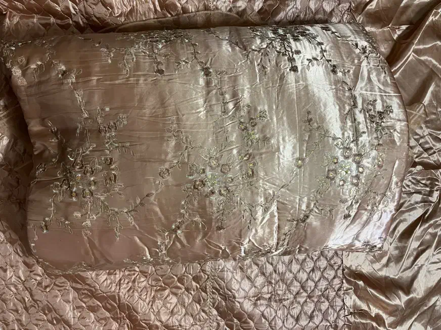 رونختی ساتن گلدوزی ۱۰تکه|سرویس روتختی|ری, حمزه‌آباد|دیوار