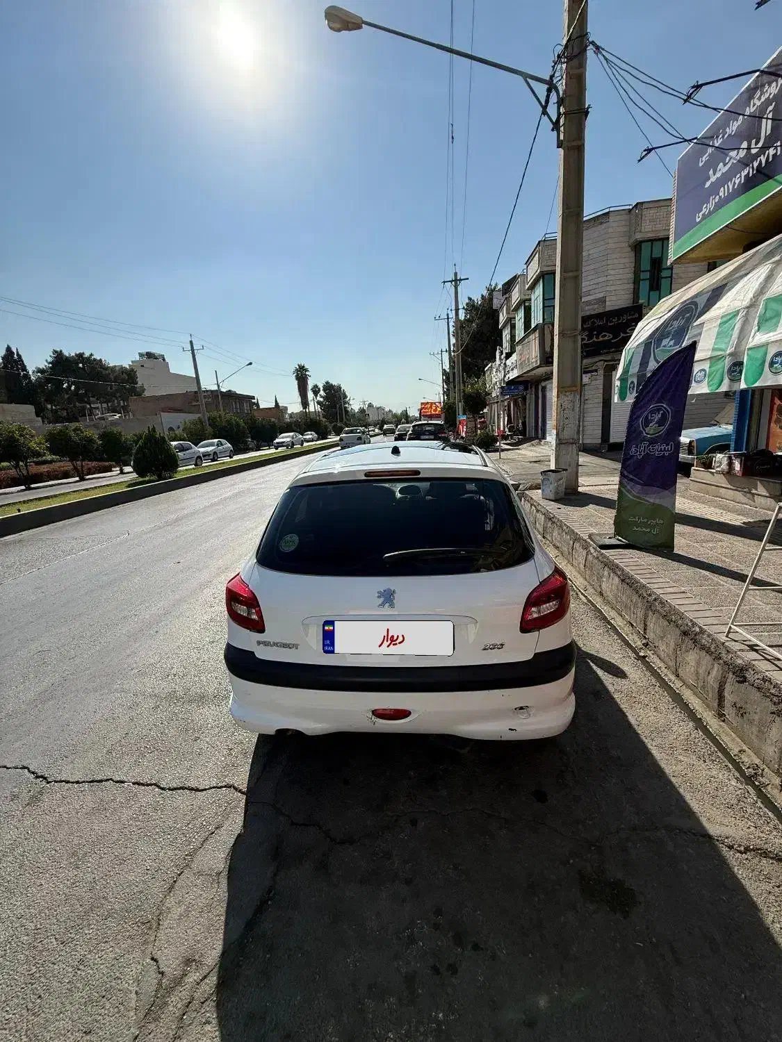 ۲۰۶ تیپ ۳ پانوراما۱۴۰۱|خودرو سواری و وانت|شیراز, پودنک|دیوار