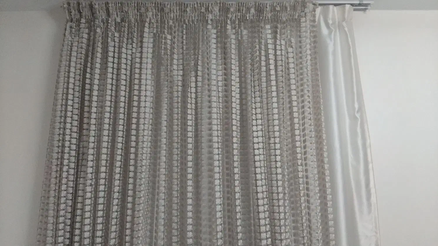 ۴ عدد پرده دانتل در حد نو|پرده، رانر، رومیزی|تهران, یافت آباد شمالی|دیوار