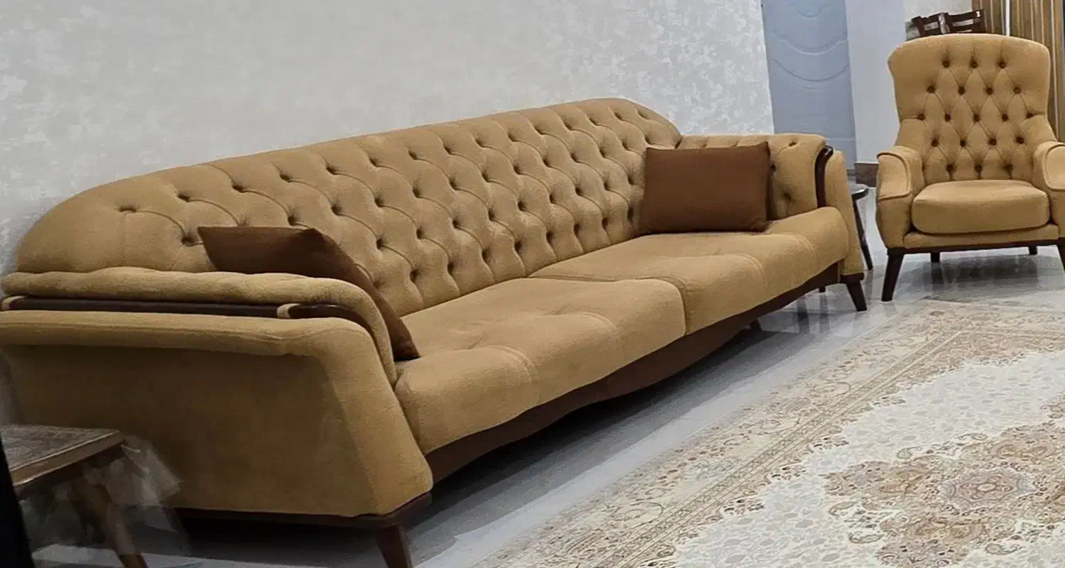 مبل  راحتی چستر ۸ نفره|مبلمان خانگی و میز عسلی|بهبهان, |دیوار