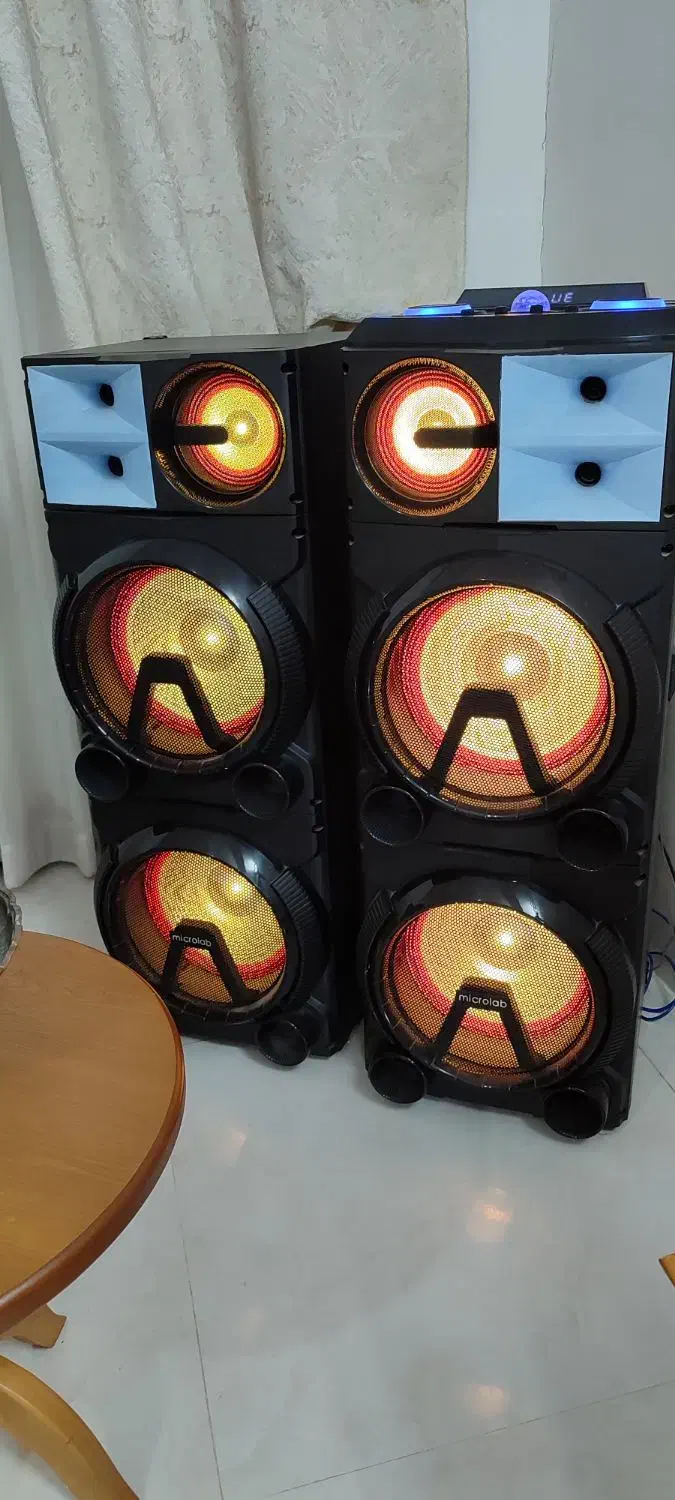 اسپیکر میکرولب dj1201 کاملا نو|سیستم صوتی خانگی|نیشابور, شهرک ولیعصر|دیوار