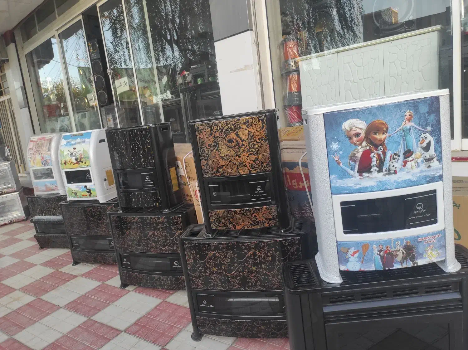 بخاری گازی|بخاری، هیتر، شومینه|شیروان (خراسان), |دیوار