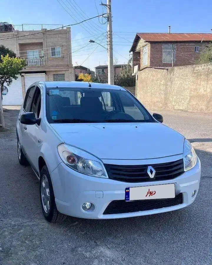 ساندرو ۹۵ دنده بدون رنگ تک برگ سند|خودرو سواری و وانت|قائمشهر, |دیوار