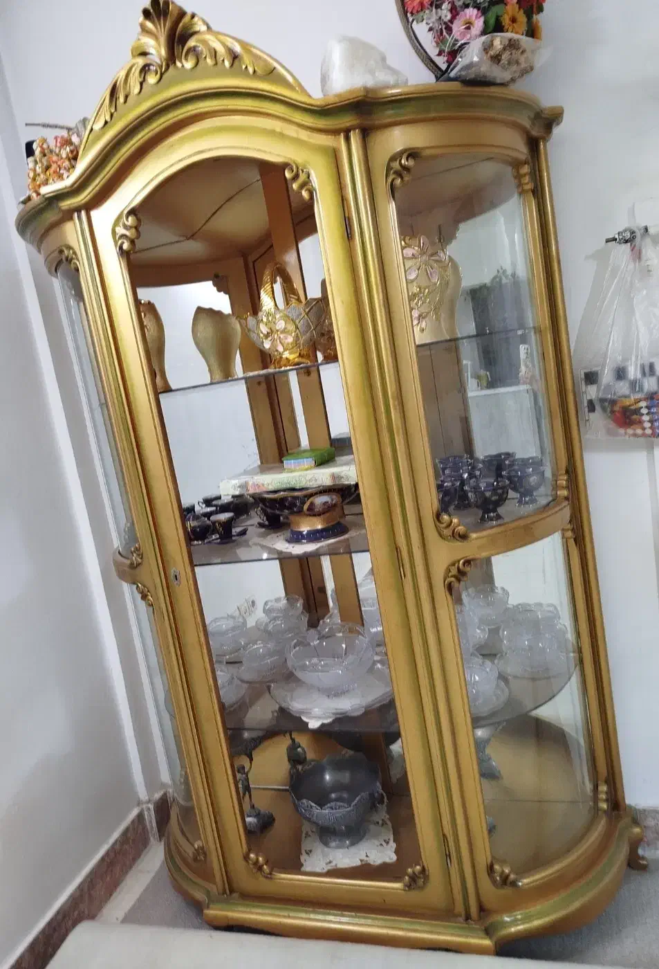 ویترین چوبی|بوفه، ویترین، کنسول|قم, پردیسان|دیوار