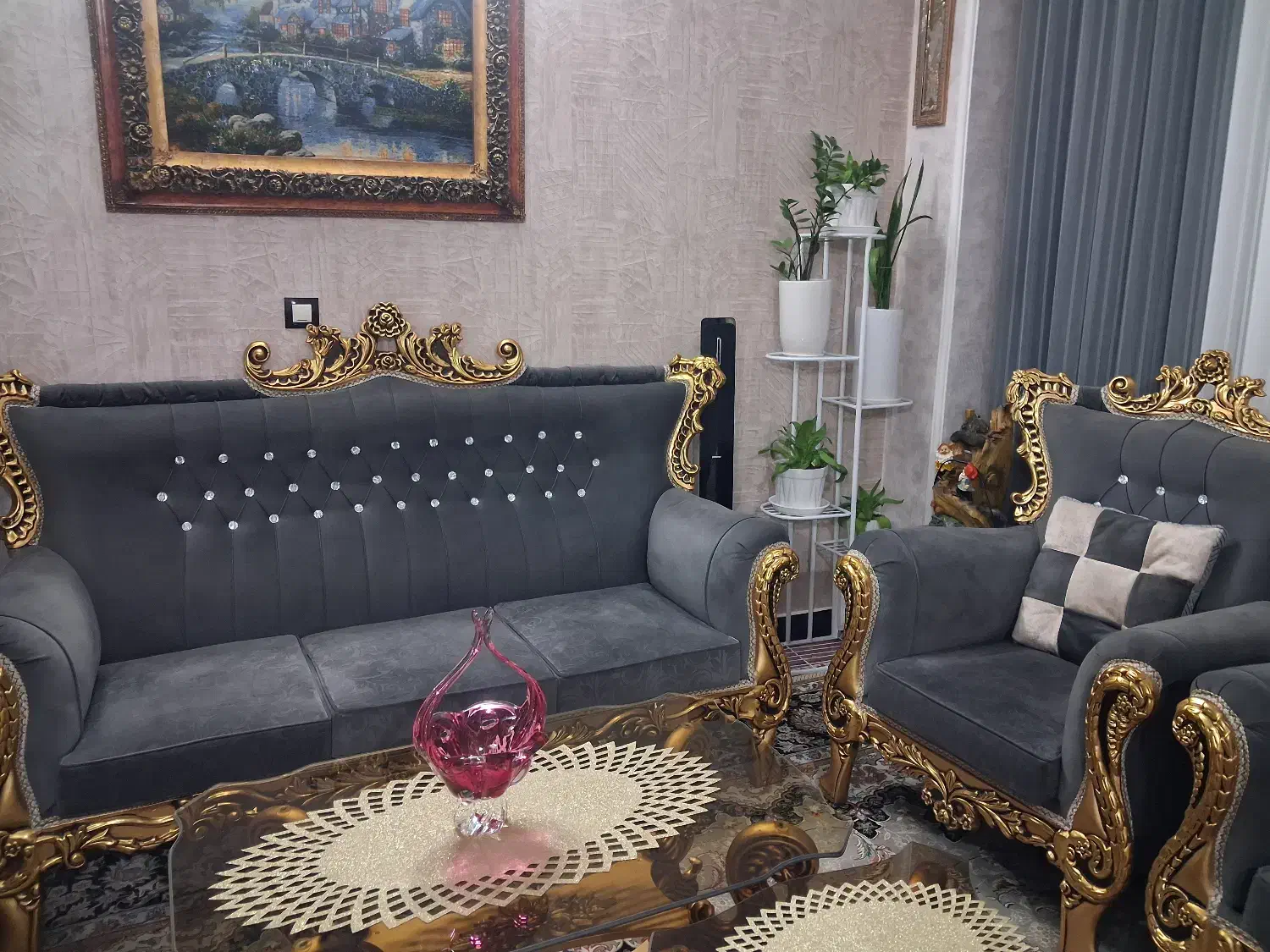 مبل راحتی سلطنتی|مبلمان خانگی و میز عسلی|نهاوند, |دیوار