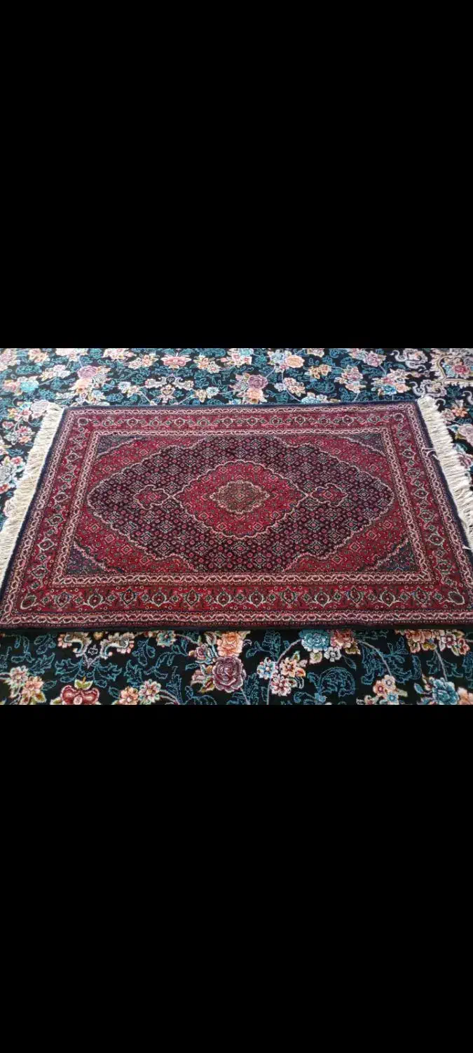 قالیچه ماشینی،موج دست بافت|فرش|کرمانشاه, |دیوار