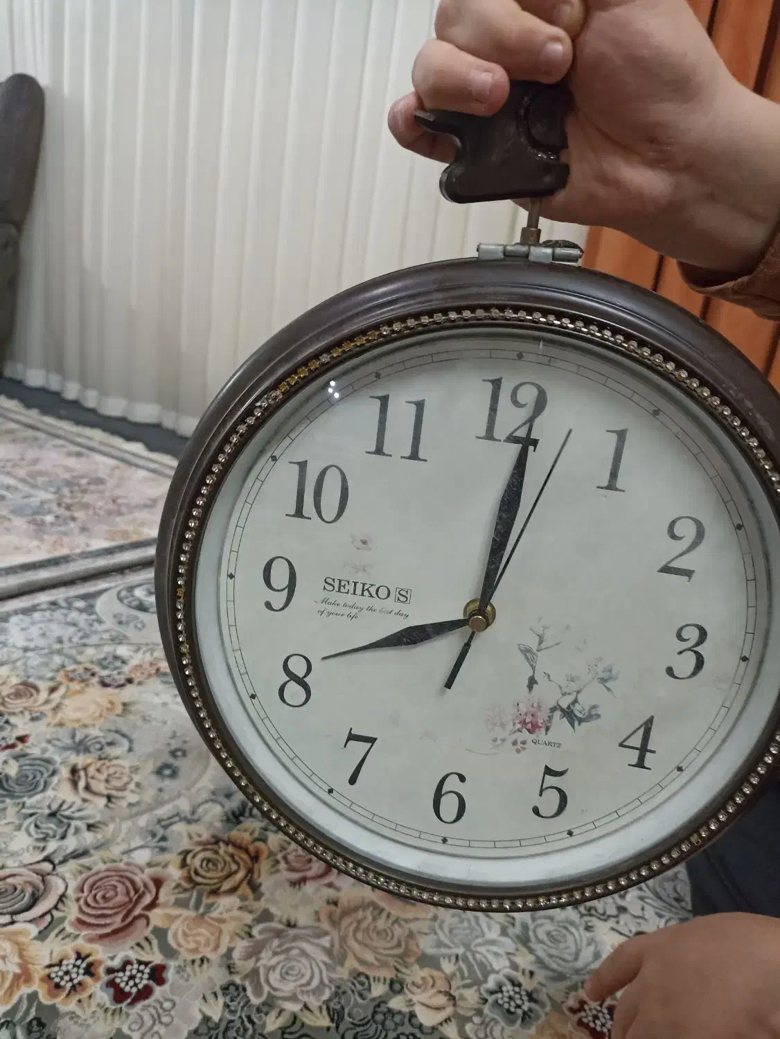 ساعت دوطرفه|ساعت دیواری و تزئینی|قم, پردیسان|دیوار