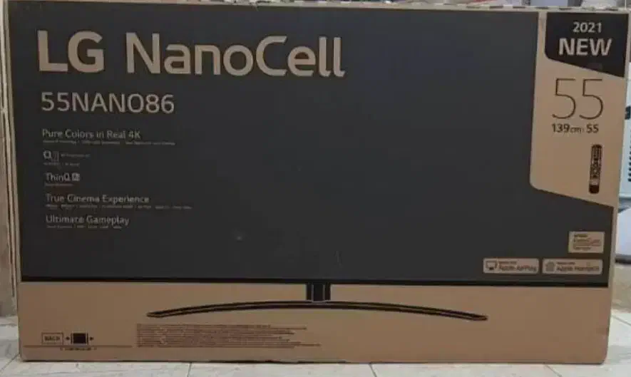 تلوزیون ۵۵اینچ نانوسل۸۶|تلویزیون و پروژکتور|مبارکه, |دیوار