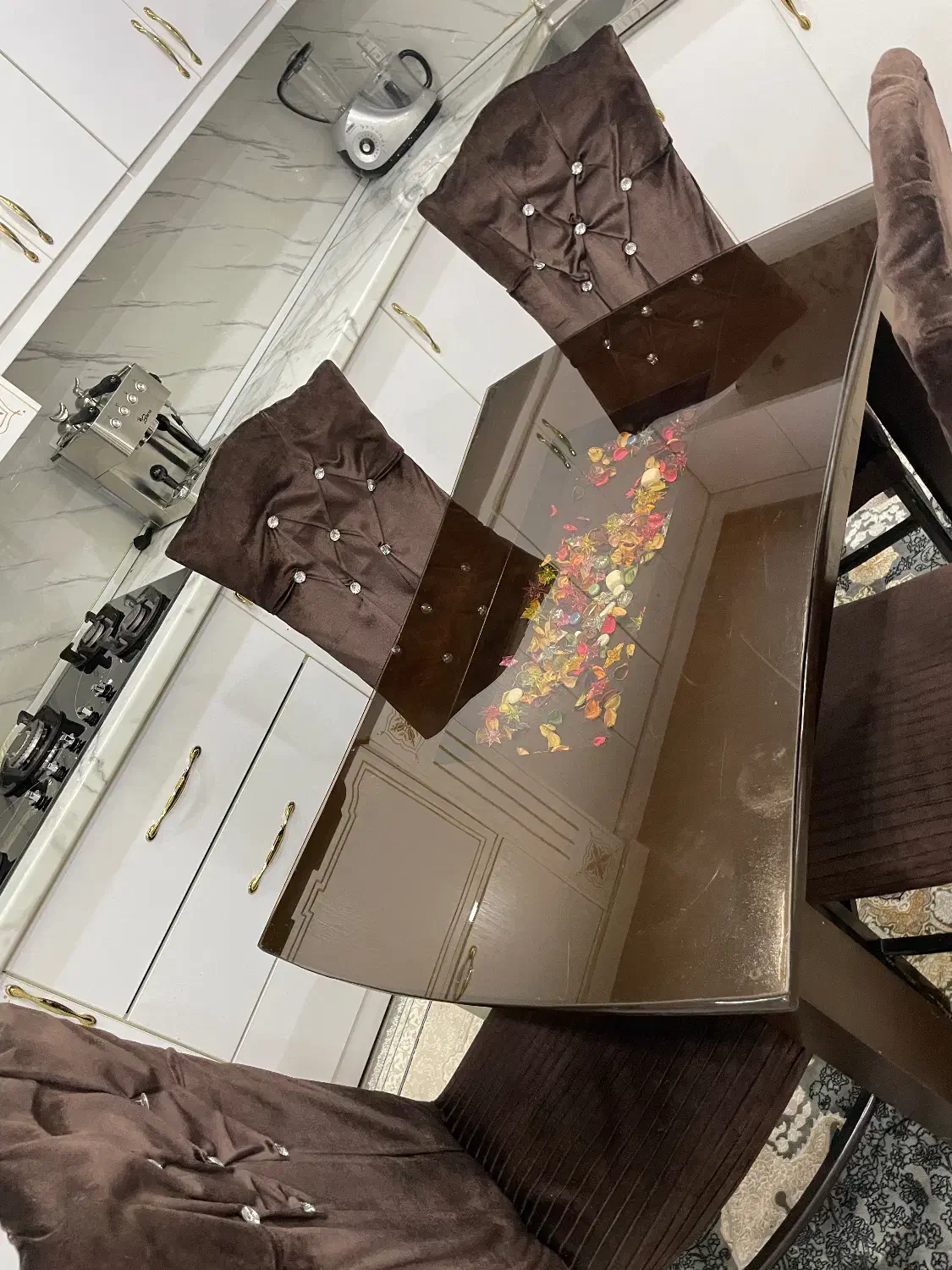 میزناهارخوری ۴نفره با چوب محکم|میز و صندلی غذاخوری|دورود, |دیوار