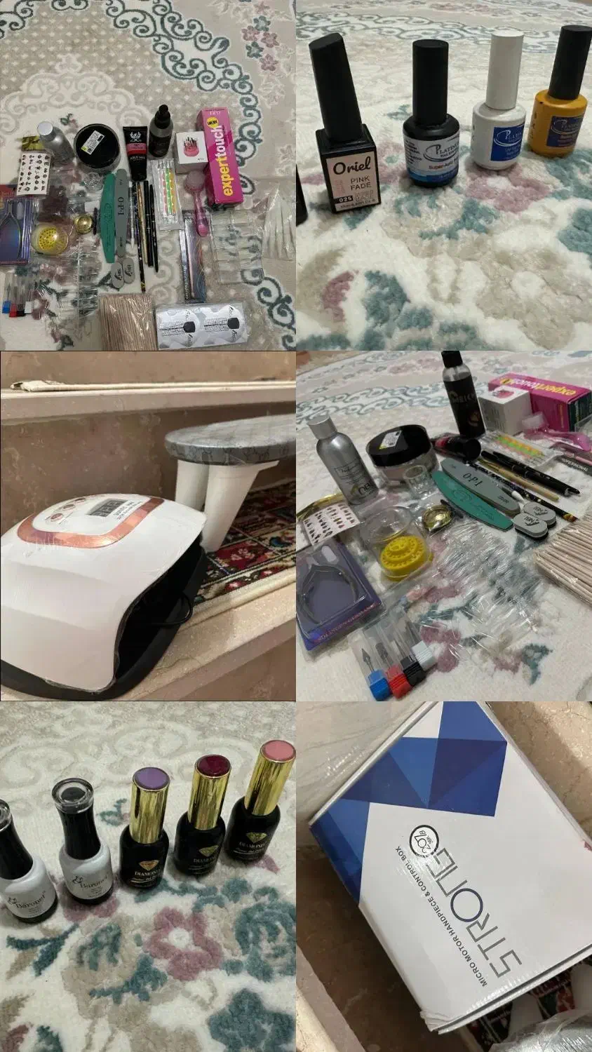 وسایل صفر تا صد کاشت ناخن|آرایشی، بهداشتی، درمانی|سنندج, |دیوار