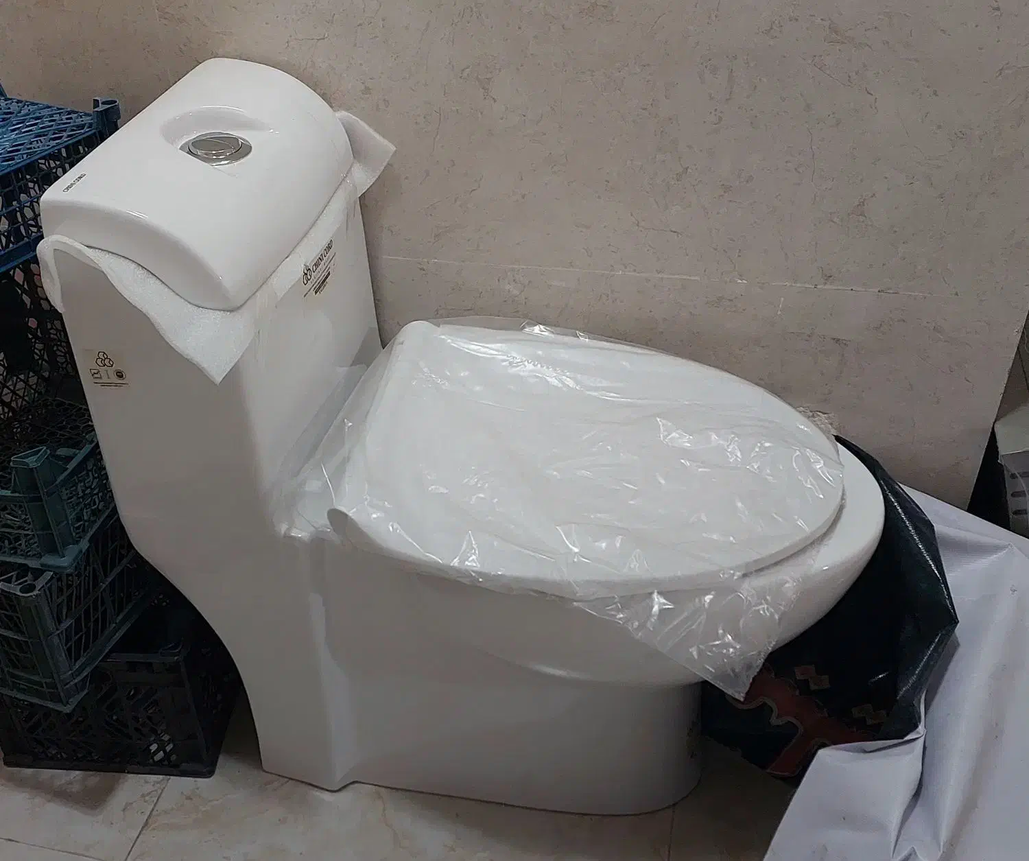 دستشویی فرنگی اک|لوازم سرویس بهداشتی|خرم‌آباد, |دیوار