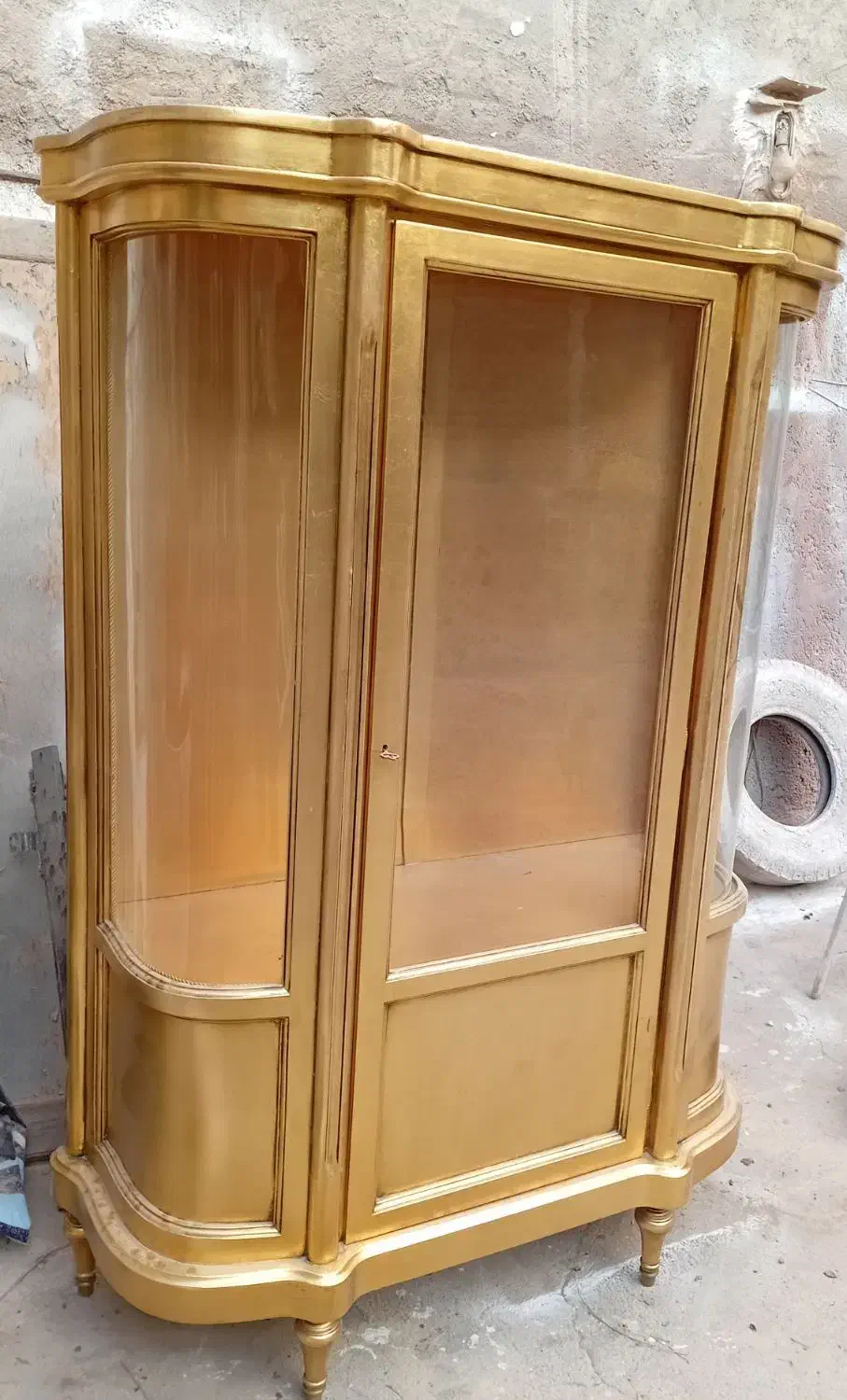 بوفه ایستاد رنگ ورق طلا|بوفه، ویترین، کنسول|شهریار, شهرک امیریه|دیوار