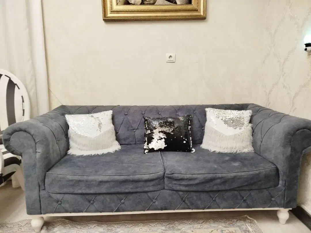 مبل ۷ نفره تخت دراور تشک میز آرایش پاف|مبلمان خانگی و میز عسلی|قم, سراجه (۱۵ خرداد)|دیوار