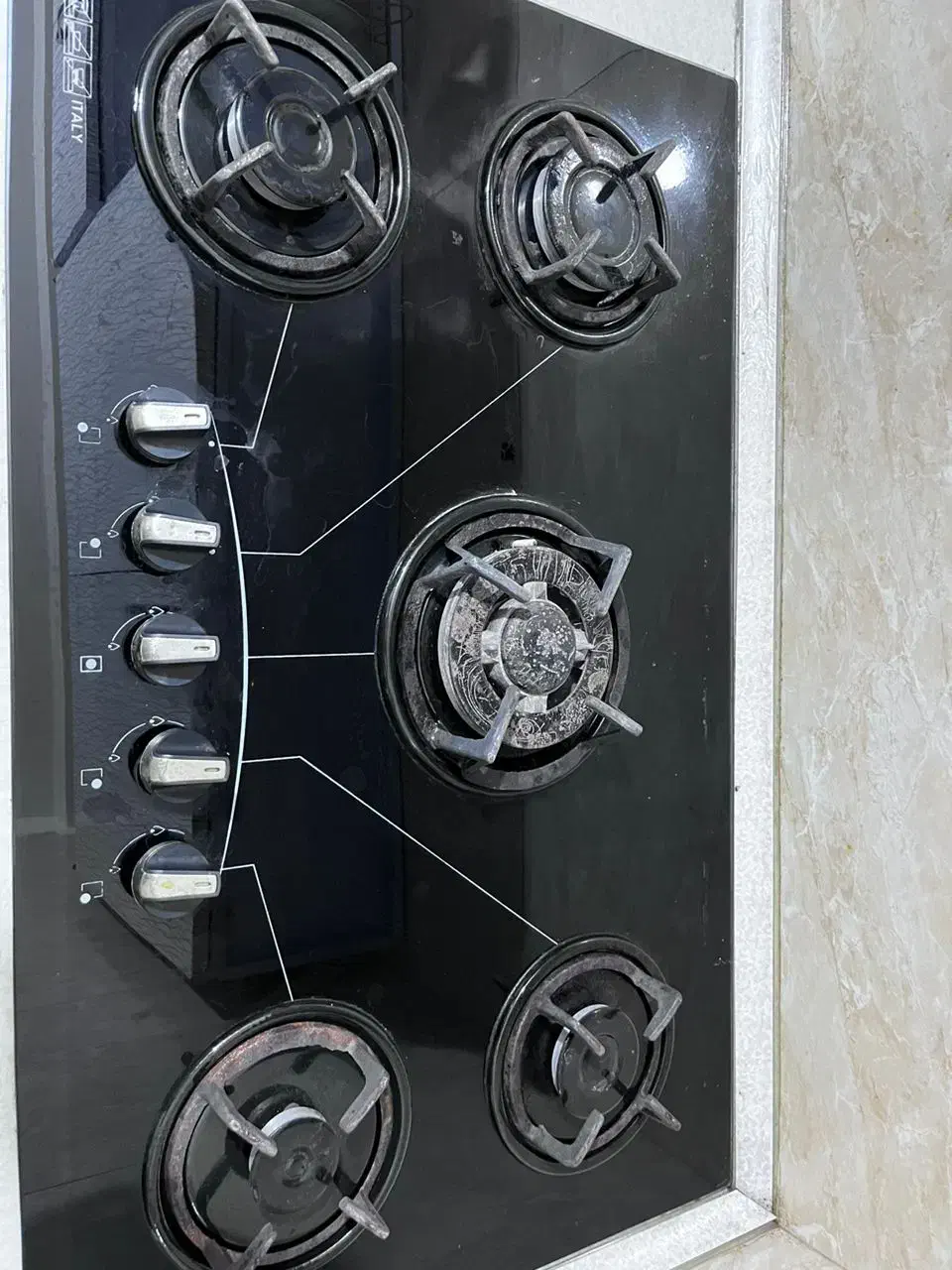 اجاق گاز شیشه ای تو کار درحد نو کم کارکرد|اجاق گاز و لوازم برقی پختوپز|گرگان, |دیوار