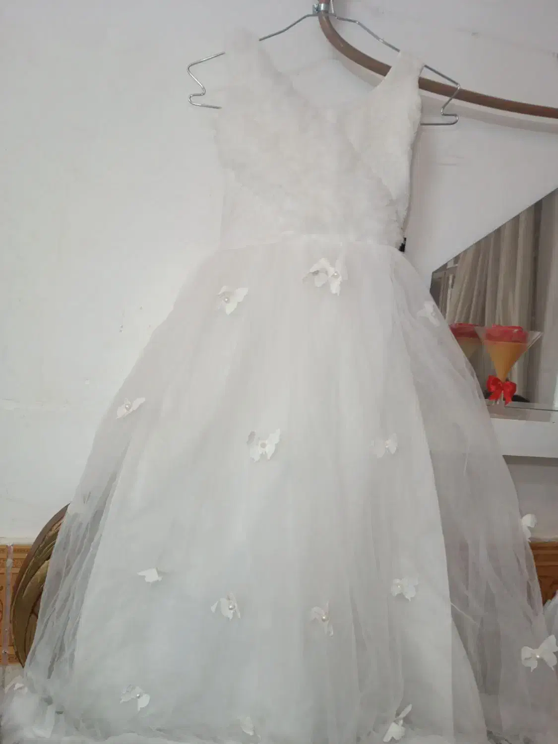 ۲ عدد  لباس عروس دخترانه|لباس|مشهد, شهید علی محمدی|دیوار